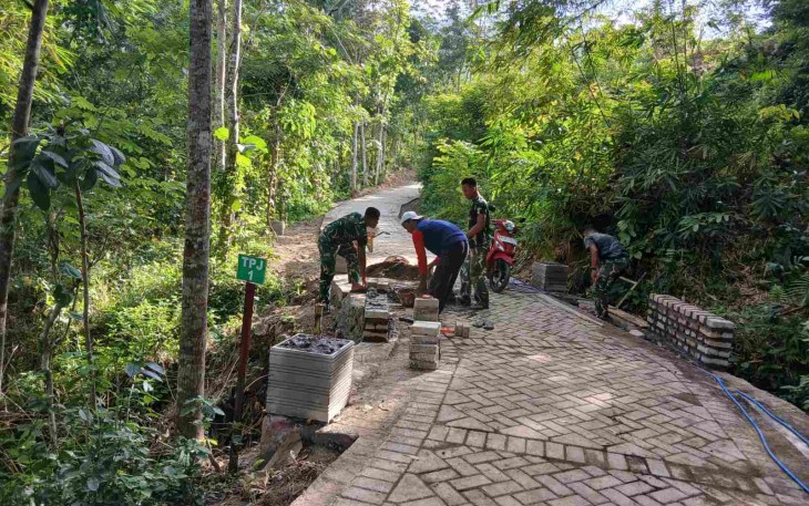 Pengerjaan TPJ Kodim Trenggalek