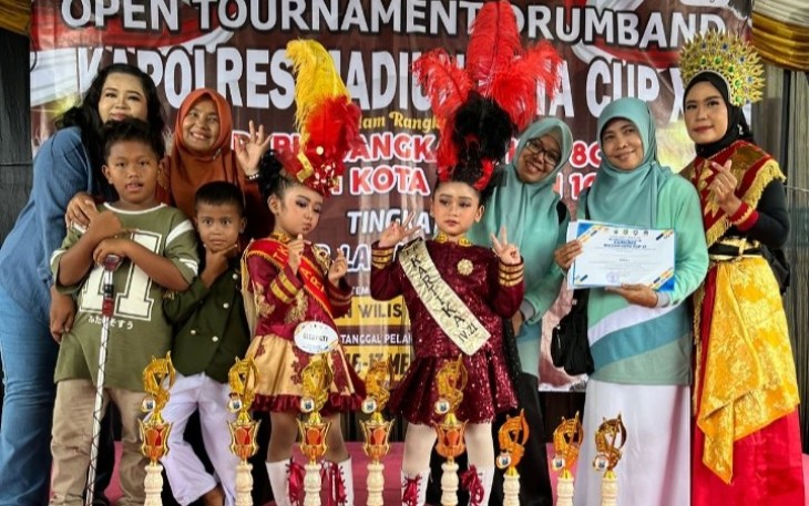 TK Kartika IV-21 Madiun Juarai Drumband Kapolres Cup XI