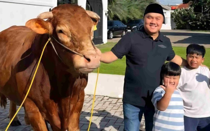 H. Irfan Januar salurkan hewan kurban