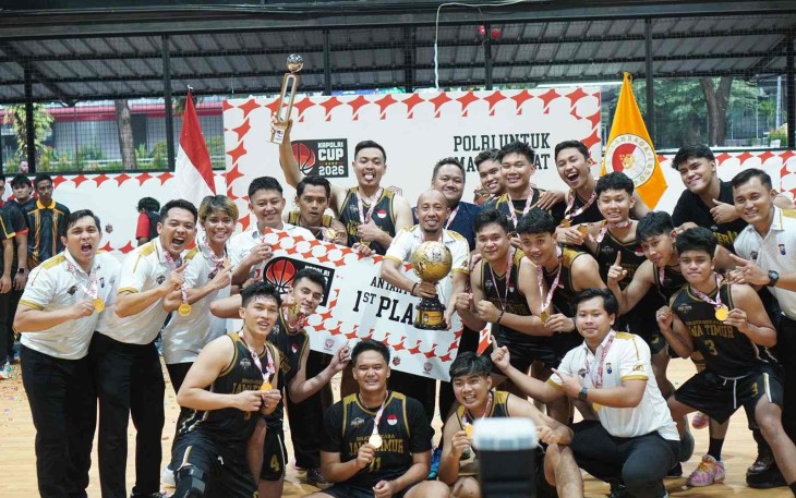 Tim basket Polda Jatim