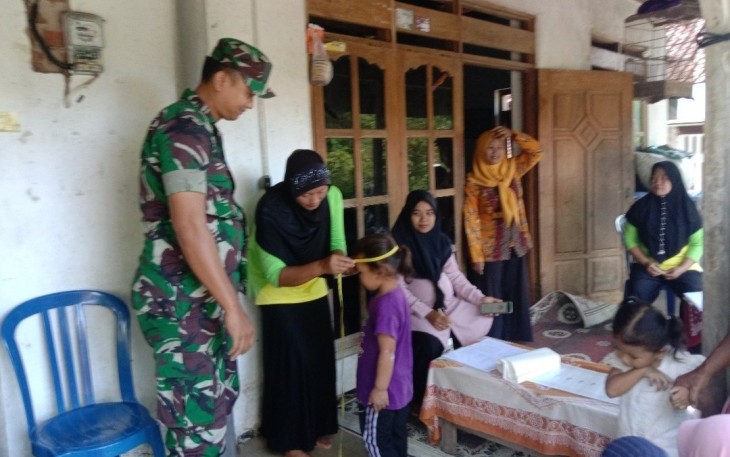 Posyandu balita wilayah desa binaan