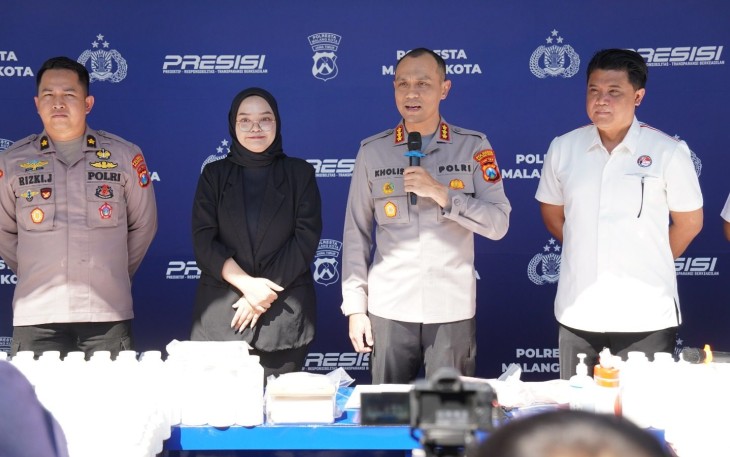 Kapolresta Malang Kota Kombes Pol Putu Kholis