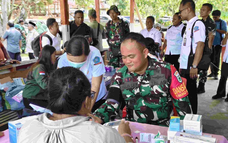 Dansatgas TMMD Ke-129 Kodim 1807/Sorong Selatan Letkol Czi Paulus Caesario