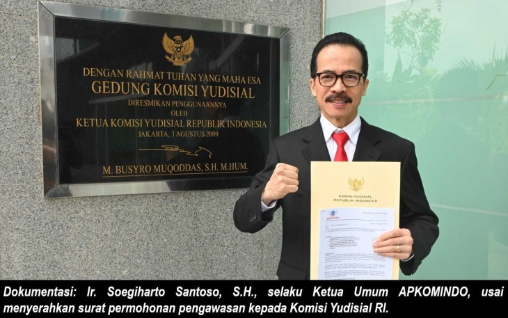 Ketua Umum APKOMINDO Ir Soegiharto Santoso SH