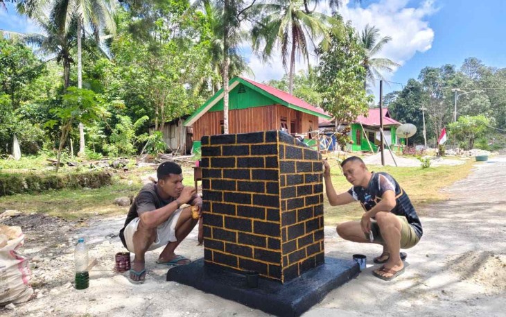 Prasasti TMMD ke-129 Kampung Sesor
