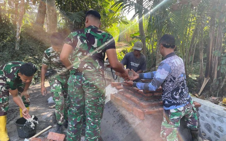 Pembangunan Tugu Prasasti TMMD ke-129