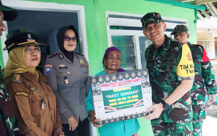Ketua Tim Wasev TMMD ke-129, Ir Pusterad, Brigjen TNI Mukhlis 