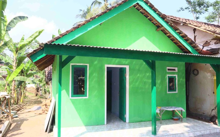 Rumah Ibu Ety selesai di rehab