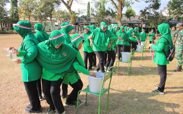 Lomba seru Persit Kodim 0806/Trenggalek