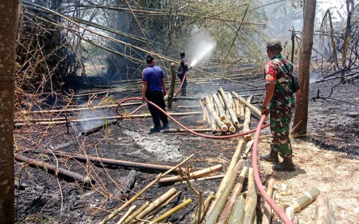 Padamkan kebakaran di wilayah desa binaan
