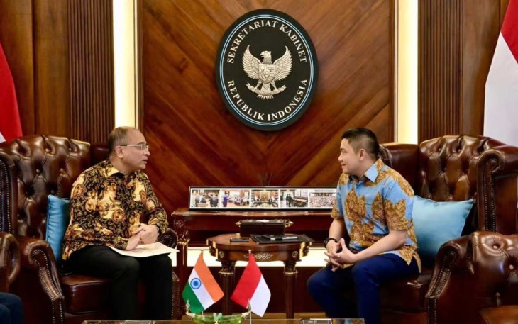 Dubes India Temui Seskab Teddy