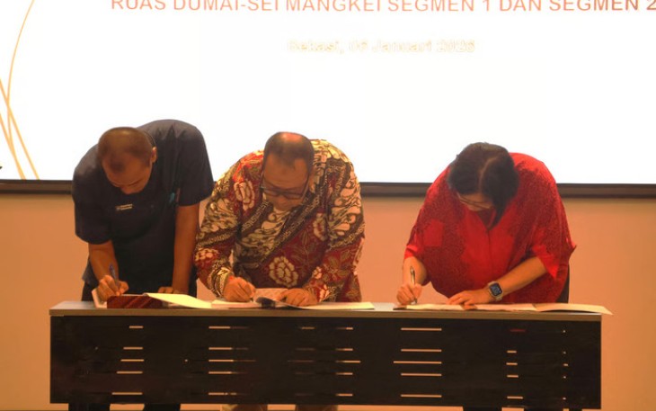 Dukung Ketahanan Energi Nasional, Krakatau Steel Suplai Pipa Baja Proyek Pipanisasi Dumai Sei Mangkei