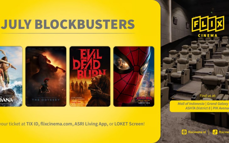 FLIX Cinema Hadirkan Deretan Film Blockbuster Bulan Juli
