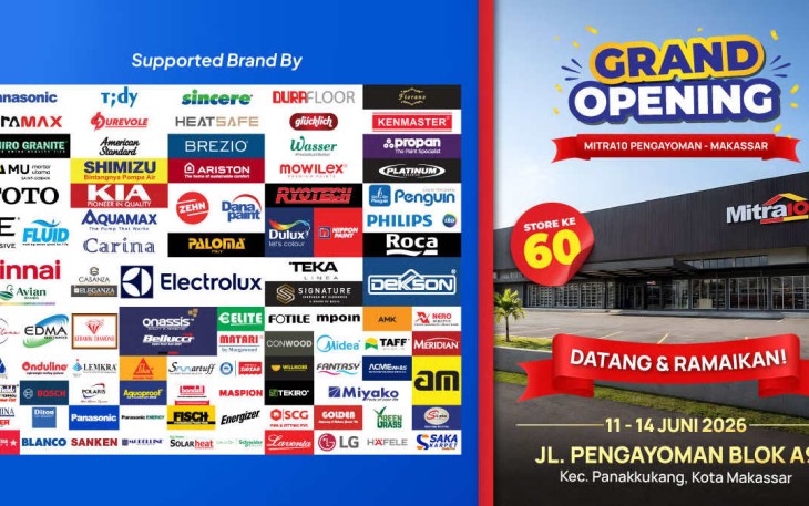Grand Opening Mitra10 Pengayoman Makassar