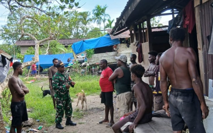 Babinsa Koramil Kokonao Jadikan Komsos Sebagai Media Jalin Silaturahmi Bersama Warga Binaan