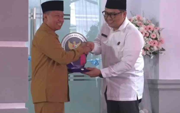 Wali Kota Depok Supian Suri bersama Kepala Kemenhaj Depok Fauzan