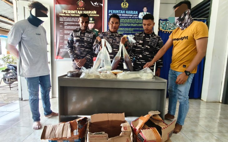 TNI AL Berhasil Gagalkan Upaya Peredaran Miras Ilegal di Weda 
