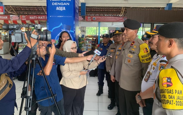 Satgas Preventif saat memberikan keterangan pers 
