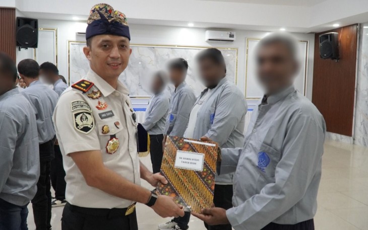 Remisi khusus hari raya Nyepi di Rutan Kelas I Medan, Kamis (19/3)