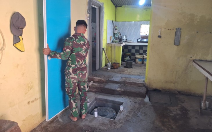 Pengerjaan sanitasi Khoirun Nisa Dusun Sumur