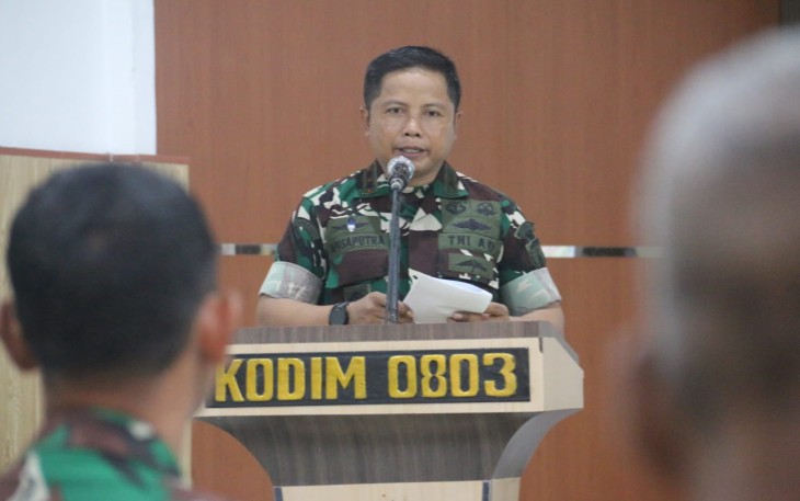 Komandan Kodim 0803/Madiun, Letkol Inf I Nyoman Adhisaputa