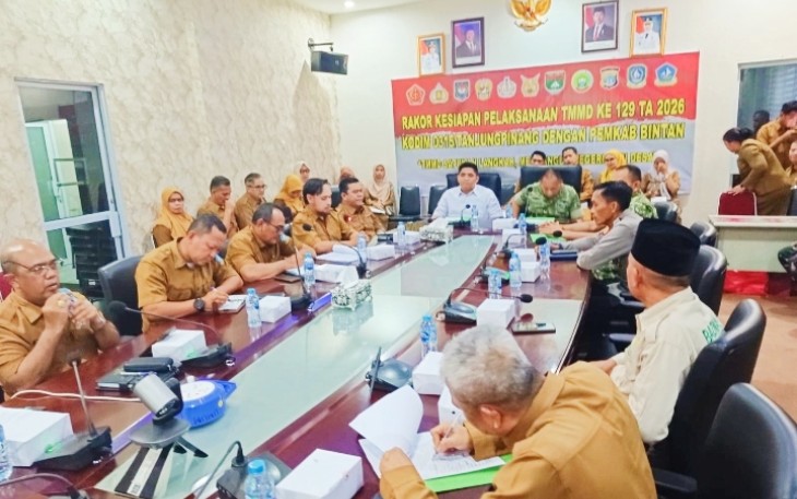 Kodim 0315/Tanjungpinang dan Pemkab Bintan Matangkan Persiapan TMMD ke-129 Tahun 2026 di Kabupaten Bintan