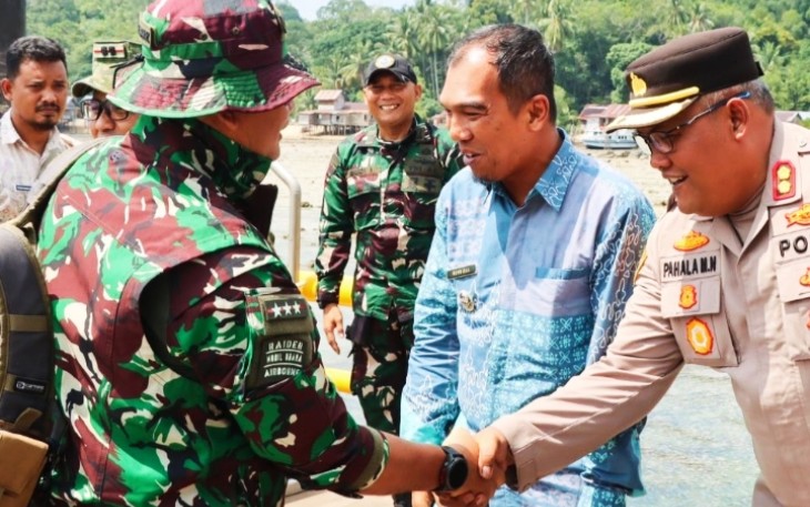 Sinergitas TNI-Polri dan Pemerintah Daerah Warnai Penyambutan Pangkogabwilhan I di Lingga