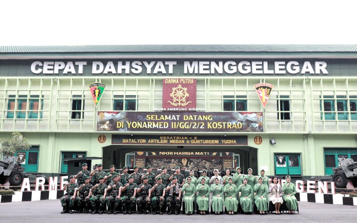 Pangdivif 2 Kostrad Teguhkan Moril, Soliditas, dan Profesionalisme Prajurit Guntur Geni