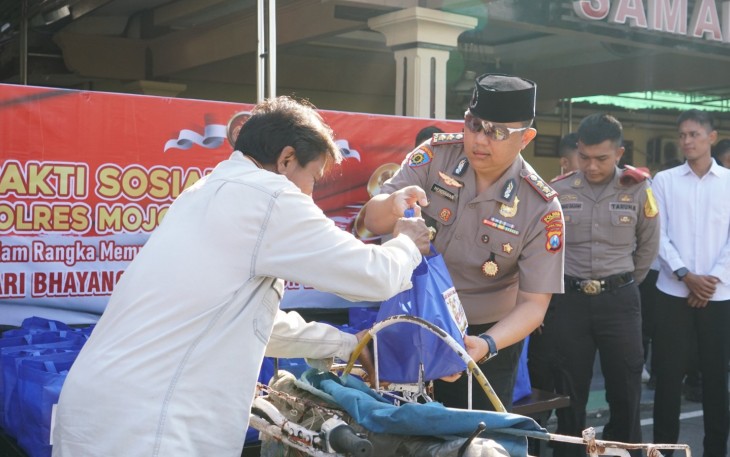 Polres Mojokerto Kota Gelar Pemeriksaan Kesehatan Gratis