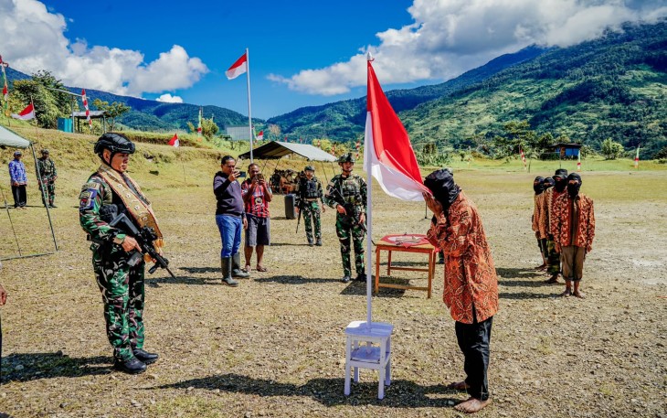 Delapan Anggota TPNPB-OPM Kembali ke Pangkuan Ibu Pertiwi