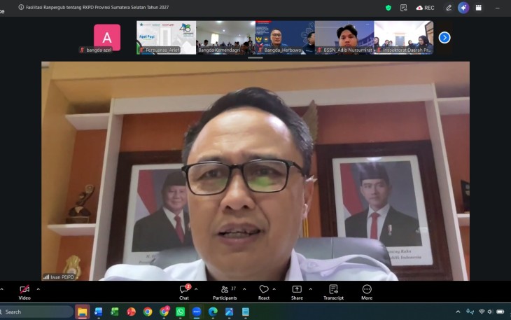 Direktur Perencanaan, Evaluasi dan Informasi Pembangunan Daerah (PEIPD), Iwan Kurniawan mewakili Direktur Jenderal Bina Pembangunan Daerah