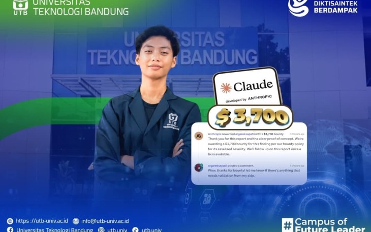 Mahasiswa UTB Raih Pengakuan dari Anthropic atas Temuan Kerentanan Claude AI