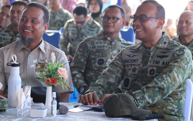 Lanud Sultan Hasanuddin Gelar Panen Raya Tebu Serentak di Takalar