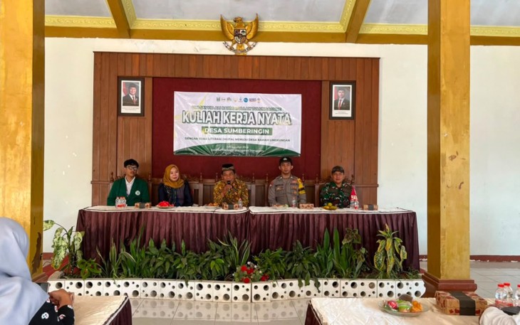 Sinergitas TNI-Polri dan Pemdes Dukung Pembukaan KKN UIN SATU Tulungagung di Trenggalek