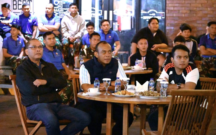 Semarak Nobar Gembira Final Piala Dunia 2026, Lanud Sultan Hasanuddin Pererat Kebersamaan