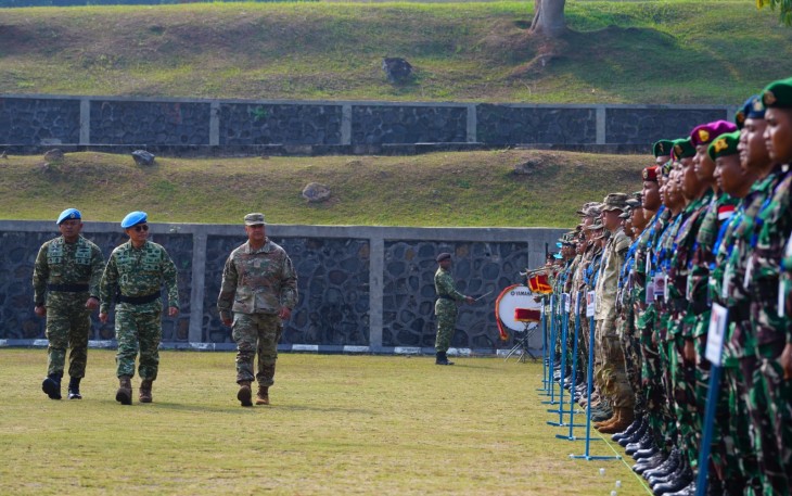 Komandan PMPP TNI Mayor Jenderal TNI Iwan Bambang Setiawan, S.I.P., secara resmi membuka Latihan Bersama Multinational Peacekeeping Exercise (MPE26) Garuda Canti Dharma III Tahun 2026