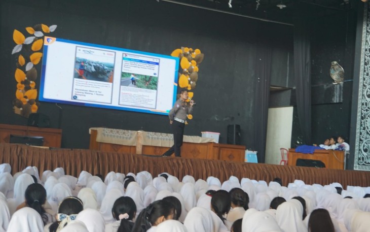 Polres Malang Edukasi 1.250 Pelajar Tanamkan Budaya Tertib Berlalu Lintas Sejak Dini