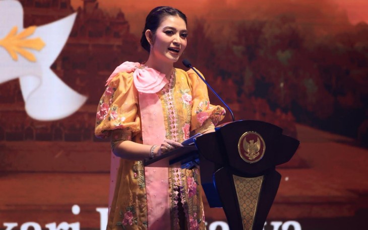 Ketua Umum Seruni Kabinet Merah Putih, Selvi Gibran Rakabuming, secara resmi membuka Bazar Kreasi Bhayangkari Nusantara (KBN) 2026 di Jakarta Convention Center (JCC), Rabu (22/7/2026)