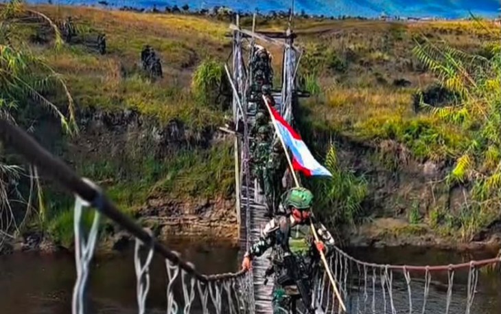 Koops TNI Habema Berhasil Salurkan 2 Ton Bantuan Kemanusiaan ke Tiga Distrik di Kabupaten Puncak