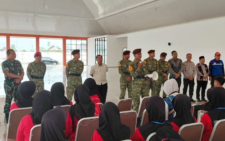 Kasdim 0806/Trenggalek Sambut Lima Taruna AAL pada Bhakti Taruna Akademi TNI 2026