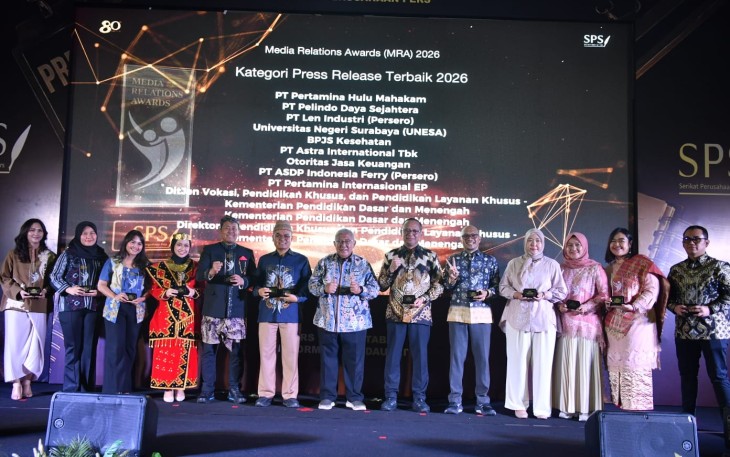 Kemendikdasmen Kembali Torehkan Prestasi, Borong Empat Penghargaan pada Media Relations Awards SPS 2026