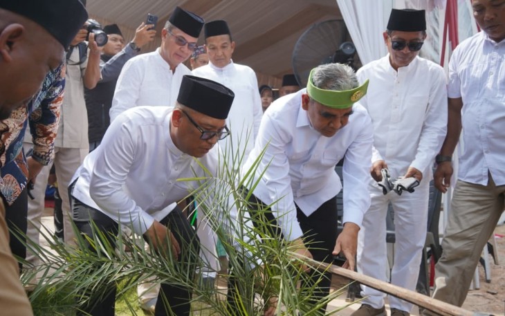 Wagub Nyanyang Hadiri Peresmian Pondok Pesantren Nur Iman di Pulau Kasu
