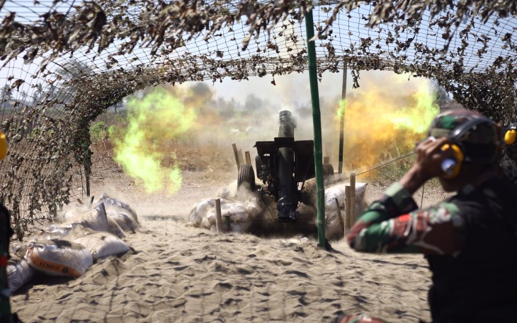 Yonarmed 11/GG dan Yonarmed 1/Roket Kostrad Asah Kesiapan Prajurit Jaga Kedaulatan NKRI