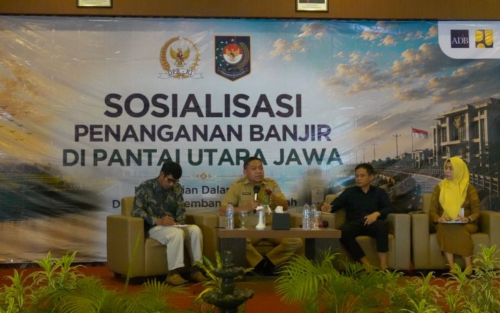 Sosialisasi Penanganan Banjir Melalui Program FMNJP di Brebes