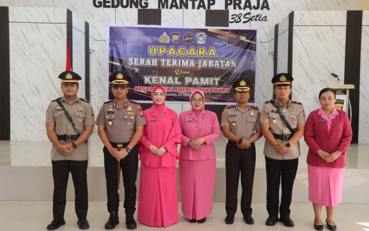 Polres Mukomuko Gelar Sertijab Kasat Lantas, Iptu Dedi Napitupulu Resmi Gantikan AKP Maulana