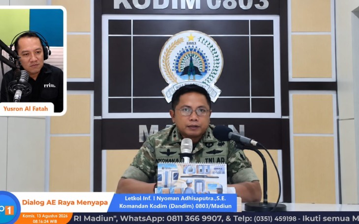Dandim 0803/Madiun Letkol Inf I Nyoman Adhi Saputra