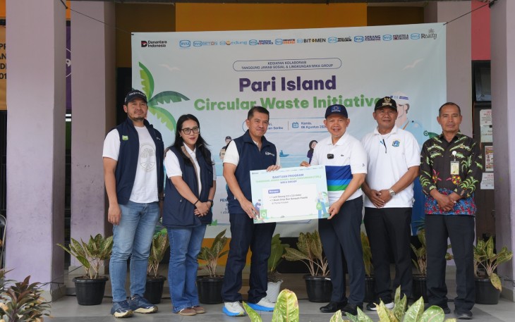 WTJJ Perkuat Kolaborasi TJSL WIKA Group Dorong Ekonomi Sirkular di Pulau Pari