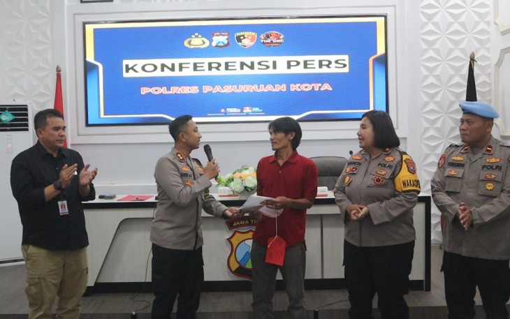 Polres Pasuruan Kota Bongkar Jaringan Curanmor, Tersangka dan Penadah Diamankan