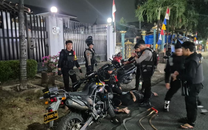 Brimob Polda Metro Jaya Gagalkan Dugaan Tawuran di Cipayung, Empat Pemuda Diamankan