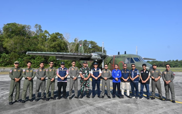 TNI Kerahkan 3 Pesawat Bantu Modifikasi Cuaca untuk Penanganan Karhutla di Kalimantan